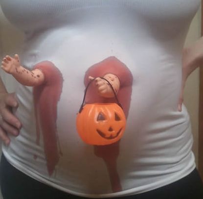 Костюм на Хэллоуин для беременных. Фото 9